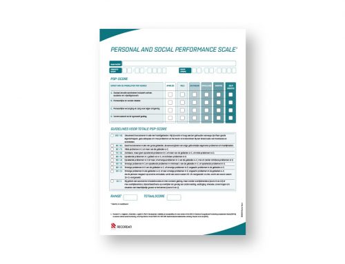 Personal and Social Performance Scale scheurblok